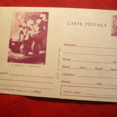 Carte Postala Ilustrata - Pictura Sirato - Galbenele , rosie , cod 69/66