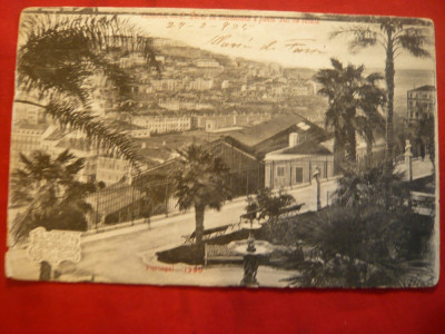 Ilustrata clasica - Lisabona - Buleri Pedro de Alcontard , circ.10reis 1904 foto