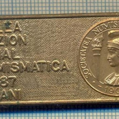 ZET 608 INSIGNA - AL IV-LEA SIMPOZION NATIONAL DE NUMISMATICA -MAI 1987-BOTOSANI