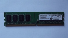 2 Gb Ram DDR2 / 667 Mhz / Crucial PC2-5300U Dual chanell (31A) foto