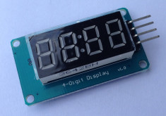 Display 4-Digit, LED display module with clock for Arduino (d.976) foto