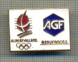 ZET 629 INSIGNA SPORTIVA - OLIMPICA -ALBERTVILLE92- AGF ASSURANCES (SPONSOR)