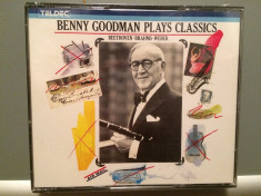 BENNY GOODMAN plays Classics - 2CD BOX (1985/TELDEC ) - CD ORIGINAL/Sigilat/Nou foto