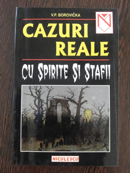 CAZURI REALE CU SPIRITE SI STAFII - V. P. Borovicka - Editura Niculescu, 2001, 139 p.