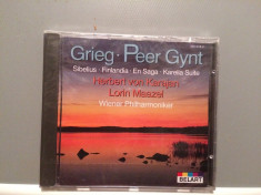 GRIEG/SIBELIUS - PEER GYNT....(1991/DECCA/GERMANY) - CD ORIGINAL/Sigilat/Nou foto