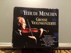 MENUHIN -Great Violin Concertos -5CD BOX (1994/EMI/UK) - CD ORIGINAL/Sigilat/Nou foto