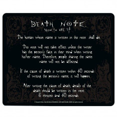 Mousepad ABYStyle Death Note Rules foto