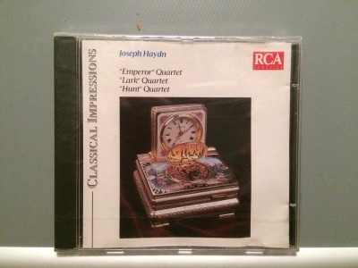 HAYDN - EMPEROR/LARK/HUNT - QUARTET(1992/RCA/GERMANY) - CD ORIGINAL/Sigilat/Nou foto