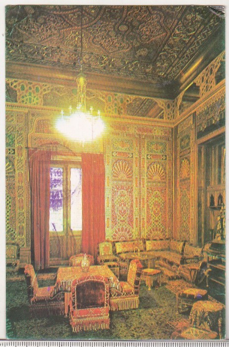 bnk cp Sinaia - Muzeul Peles - Salonul turcesc - circulata foto mare bnk cp Sinaia - Muzeul Peles - Salonul turcesc - circulata foto mare