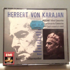 MOZART- KARAJAN/Berliner -3CD BOX (1990/EMI/W.GERMANY) - CD ORIGINAL/Sigilat/Nou