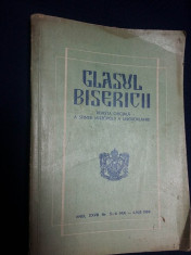 GLASUL BISERICII*REVISTA MITROPOLII UNGROVLAHIEI/NR.5-6/. mai-iunie 1969 foto