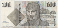 AUSTRALIA 100 DOLARI DOLLARS 1985 VF foto