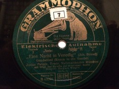 OFFENBACH - THE GOLDSMITH OF TOLEDO (GRAMMOPHON/GERMANY) - DISC PATEFON/GRAMOFON