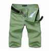 Pantaloni Scurti Barbati Bumbac Verde Inchis, Marimea 36 (Talie 88cm) - Bermude Barbati Vara