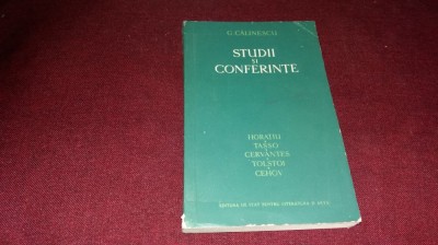 G CALINESCU - STUDII SI CONFERINTE foto