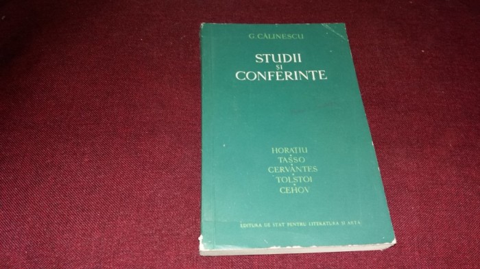G CALINESCU - STUDII SI CONFERINTE