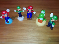 Pachet Figurine McDonalds Super Mario foto