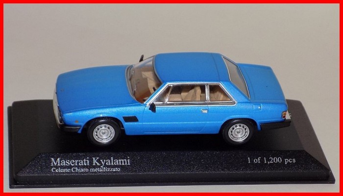 1982 - MASERATI KYALAMI (scara 1/43) MINICHAMPS foto mare 1982 - MASERATI KYALAMI (scara 1/43) MINICHAMPS foto mare
