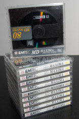 Minidisc digital audio EMTEC MD Maxima 80 min (set 10 buc) foto