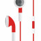 SERIOUX IN-EAR HEADPHONES VOL CTRL RED