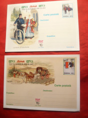 2 Carti Postale ilustrate - Posta Romana de ieri si de azi foto