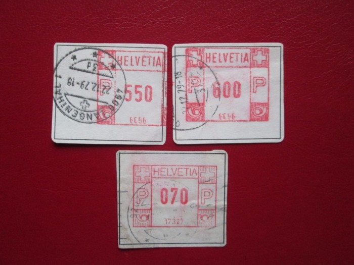 ELVETIA SERIE STAMPILATA