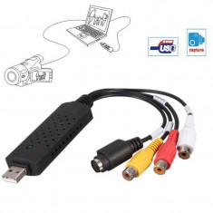 Placa de captura USB EasyCap easy cap copiat casete video VHS RCA pe DVD HDD foto