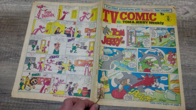 TV Comic 16 Nov. 1974/benzi desenate Tom&amp;amp;Jerry, Pink Panther, Bugs Bunny, Popeye foto