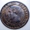 F.235 FRANTA NAPOLEON III 1 UN CENTIME 1853 A XF/AUNC