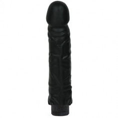 Vibrator realistic negru, 18cm foto