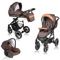 Carucior Crooner 3 in 1 Brown foto