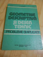 T. IVANCEANU--GEOMETRIE DESCRIPTIVA SI DESEN TEHNIC foto