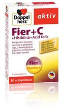 Fier + Vitamina C + Histidina + Acid Folic DoppelHerz 30cpr Cod: dopp00004 foto