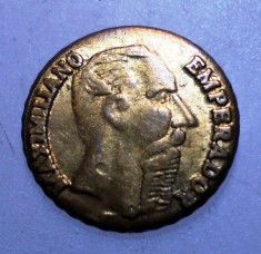 2.302 MEXIC MAXIMILIAN JETON 1865 10mm foto