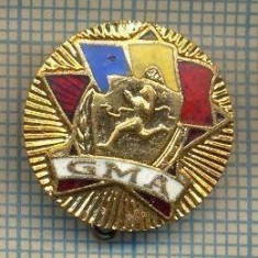 ZET 687 INSIGNA SPORTIVA - ,,GMA" -GATA PENTRU MUNCA SI APARARE