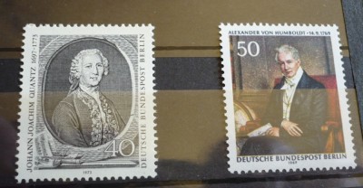 GERMANIA (BERLIN) &amp;ndash; PERSONALITATI, serii nestampilate, AK4 foto