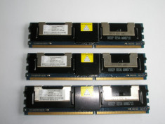 Memorie ram server fbdimm NANYA 1Gb PC2-5300F DDR2-667MHz ECC Fully Buffered foto