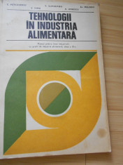 E. PETCULESCU--TEHNOLOGII IN INDUSTRIA ALIMENTARA - foto