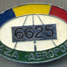 ZET 638 INSIGNA TEMATICA AVIATIE - ,,PAZA AEROPORT - 6625" - ROMANIA