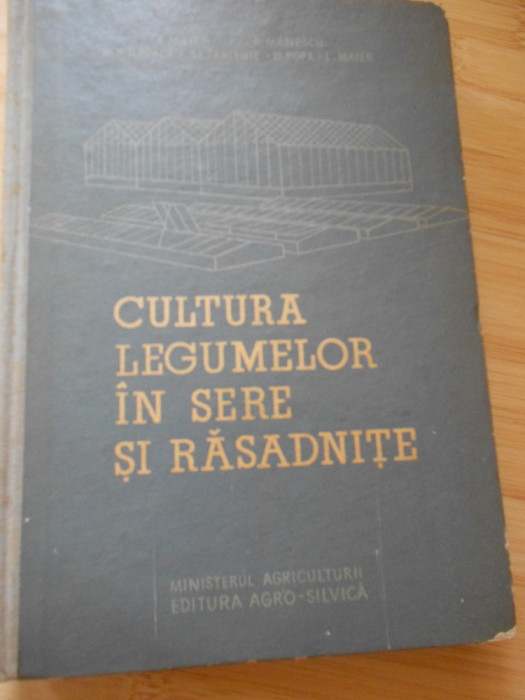 I. MAIER--CULTURA LEGUMELOR IN SERE SI RASADNITE