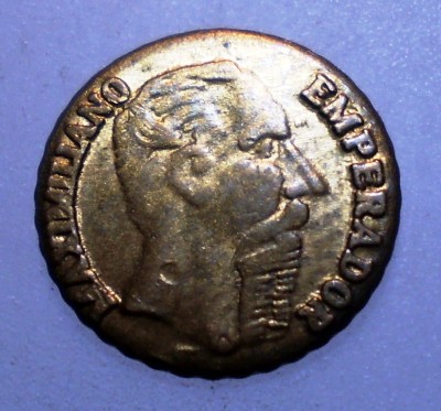 2.298 MEXIC MAXIMILIAN JETON 1865 10mm foto