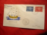 Plic FDC Europa CEPT 1960 Suedia