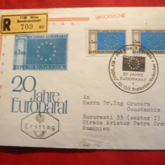 Plic FDC Europa CEPT 1969 -20 Ani CEPT Europa
