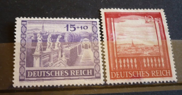 GERMANIA (REICH) 1941 ? VEDERI DIN VIENA, serie FARA GUMA, AM60 foto mare GERMANIA (REICH) 1941 ? VEDERI DIN VIENA, serie FARA GUMA, AM60 foto mare