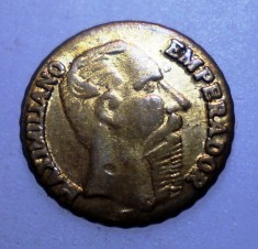 2.303 MEXIC MAXIMILIAN JETON 1865 10mm foto