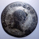 G.340 GERMANIA BADEN KARL CAROL FRIEDRICH 10 KREUZER 1775 ARGINT 3,4g