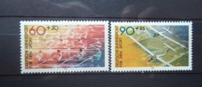 GERMANIA 1981 &amp;ndash; PLANORISM SI CANOTAJ, serie nestampilata, AK4 foto