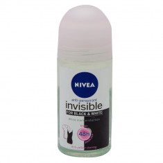 Deodorant roll-on Nivea Invisible Black&amp;amp;White, 48 h, 50 ml, pentru femei, 36476 foto