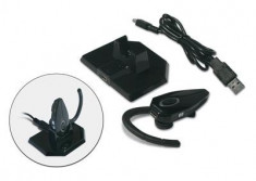 Mad Catz Wireless Bluetooth Headset With Charge Stand For Ps3 foto