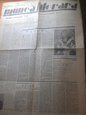 ziarul munca literara februarie 1934 - foto greta garbo foto